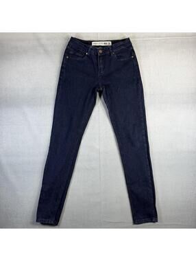 Barbell Apparel Jeans Mens 28 Blue Dark Wash Skinny Fit Casual Stretch Denim